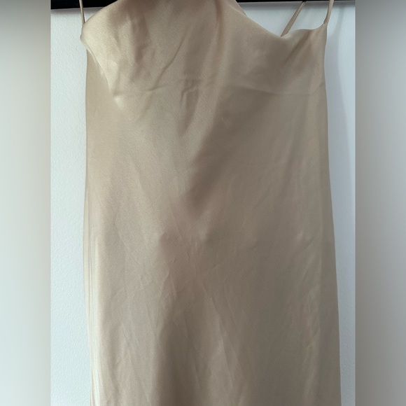 NWOT Show me your Mumu- Tuscany Maxi Slip Dress- Champagne Luxe Satin - Picture 14 of 16